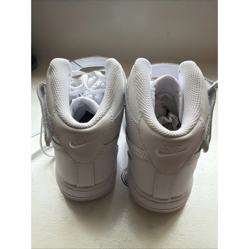 Nike Air Force 1 Mid (GS) Youth's Size 3Y Sneakers Triple White